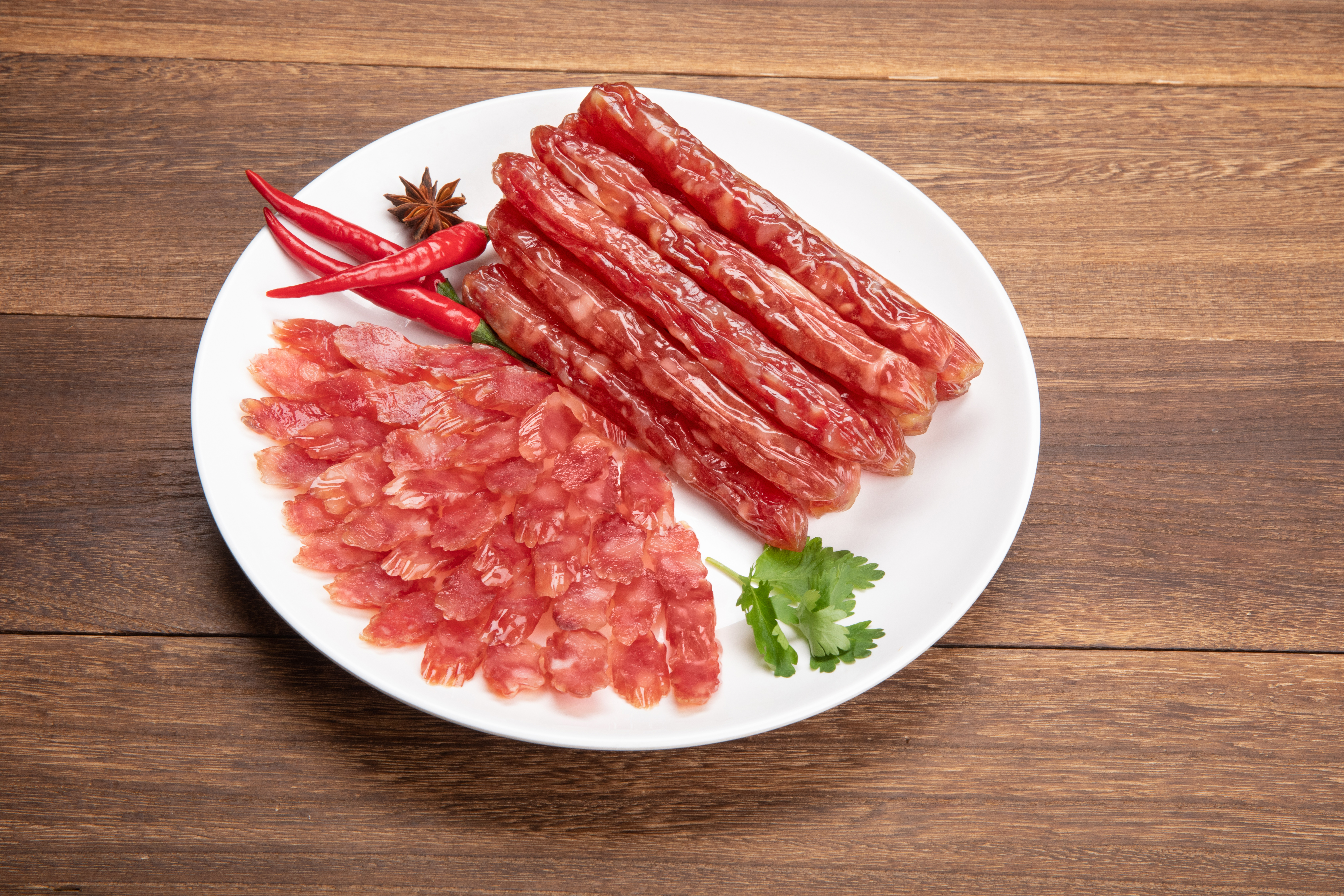 Cantonese cut sausage